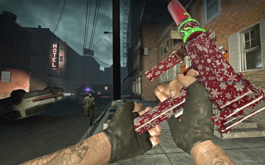 Christmas Silenced SMG