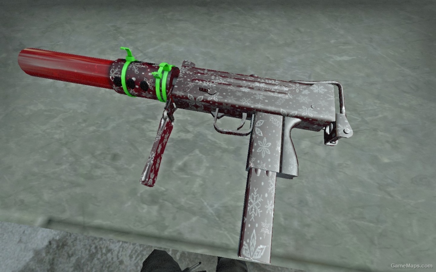 Christmas Silenced SMG