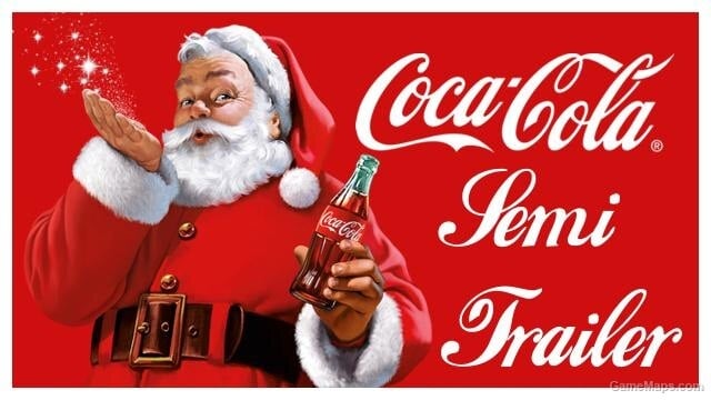 Coca Cola Christmas Semi Trailer
