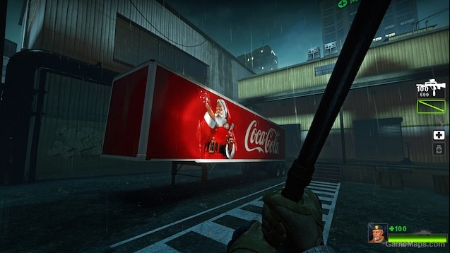 Coca Cola Christmas Semi Trailer