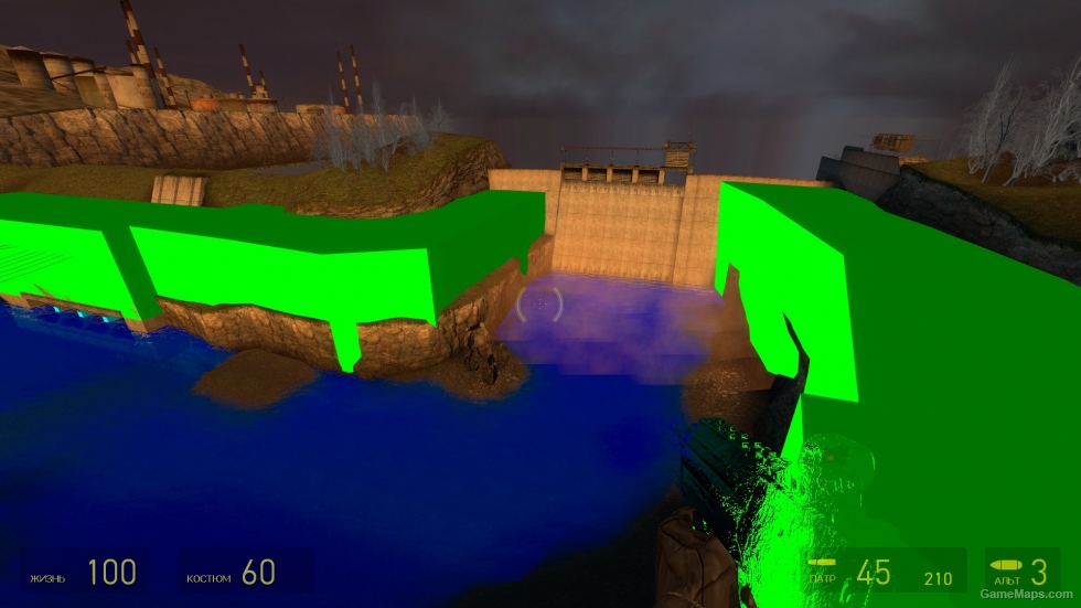 Colored invisible walls