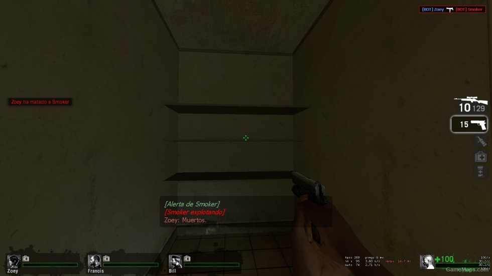 crosshair verde pequeño
