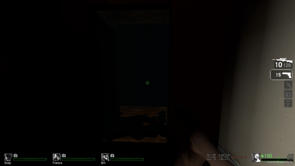 crosshair verde pequeño