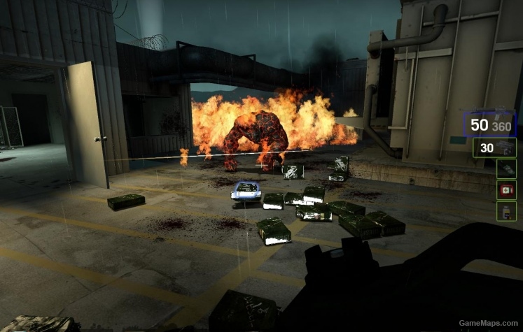 detailed rusty gascan Green L4D1
