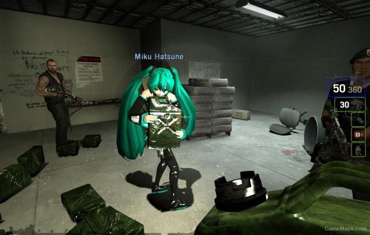 detailed rusty gascan Green L4D1