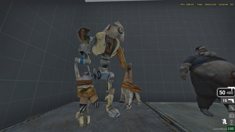 Dog from the game half life 2 replace tank