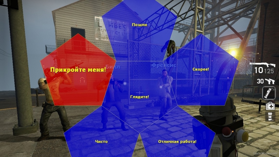 Enhanced radial menu for l4d1