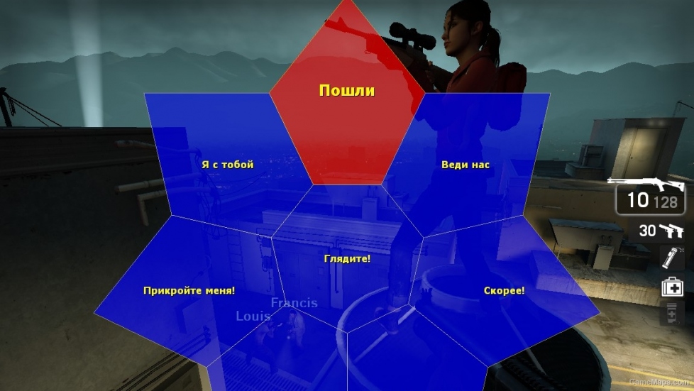 Enhanced radial menu for l4d1
