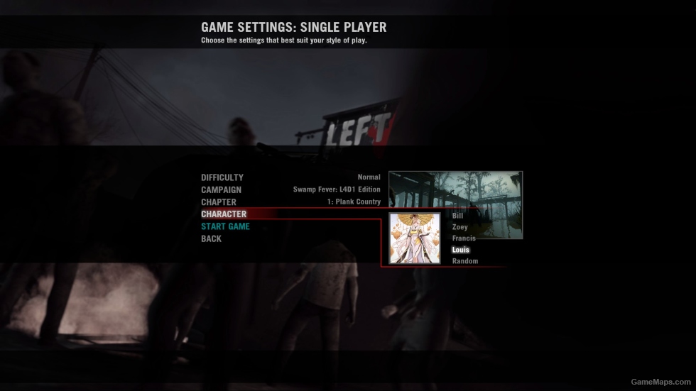 Genshin Impact - 4 survivor pack for Left 4 Dead 1