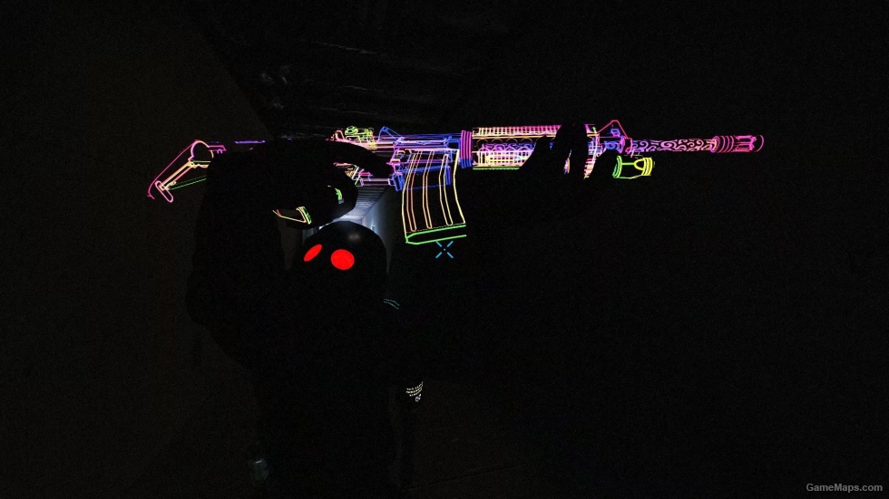 Glass & Rainbow M4A1 with COD Animations