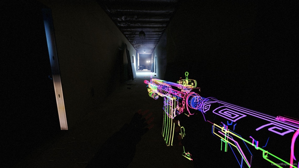 Glass & Rainbow M4A1 with COD Animations