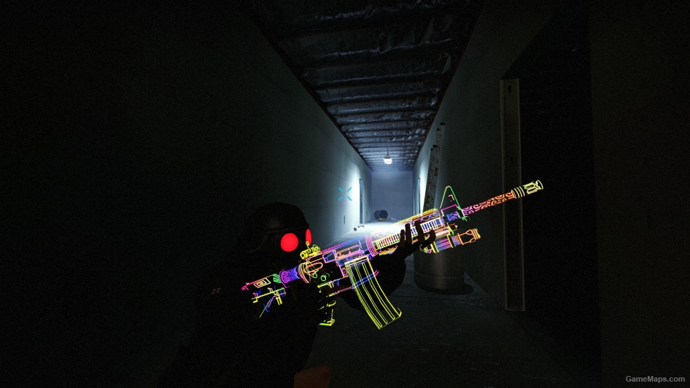 Glass & Rainbow M4A1 with COD Animations