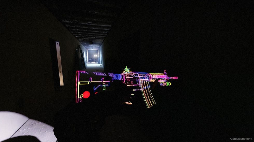 Glass & Rainbow M4A1 with COD Animations