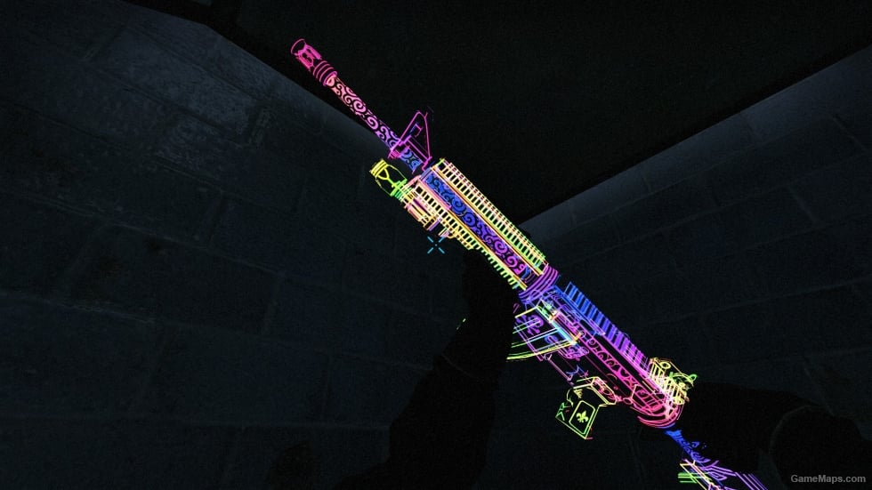 Glass & Rainbow M4A1 with COD Animations