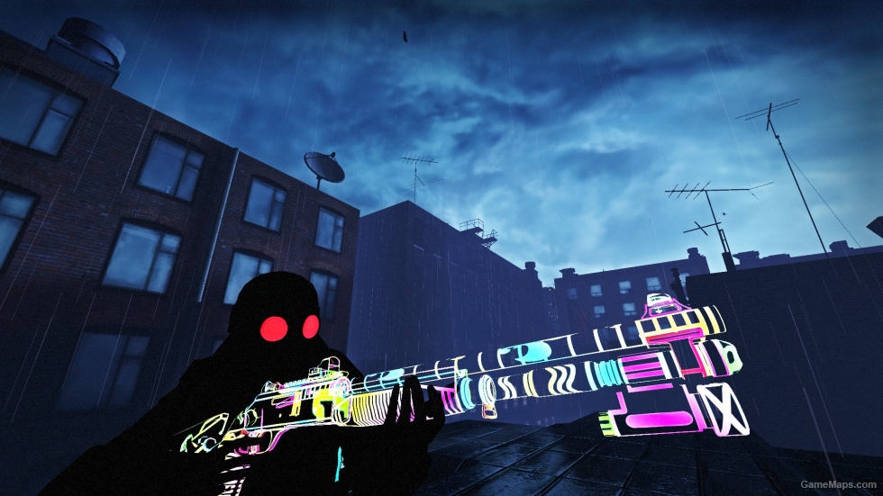 Glass Rainbow Killing Floor Gold Combat Shotgun(AnimatedTexture)