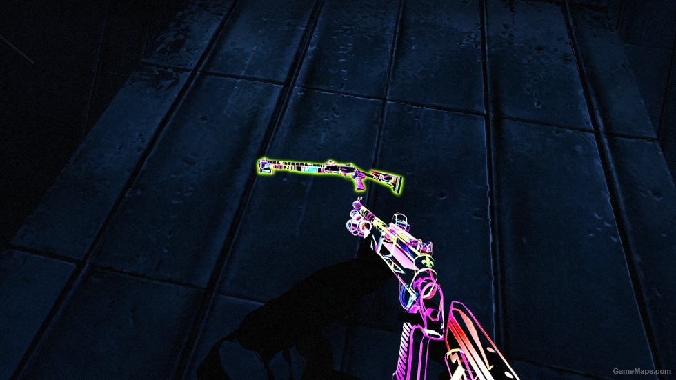 Glass Rainbow Killing Floor Gold Combat Shotgun(AnimatedTexture)