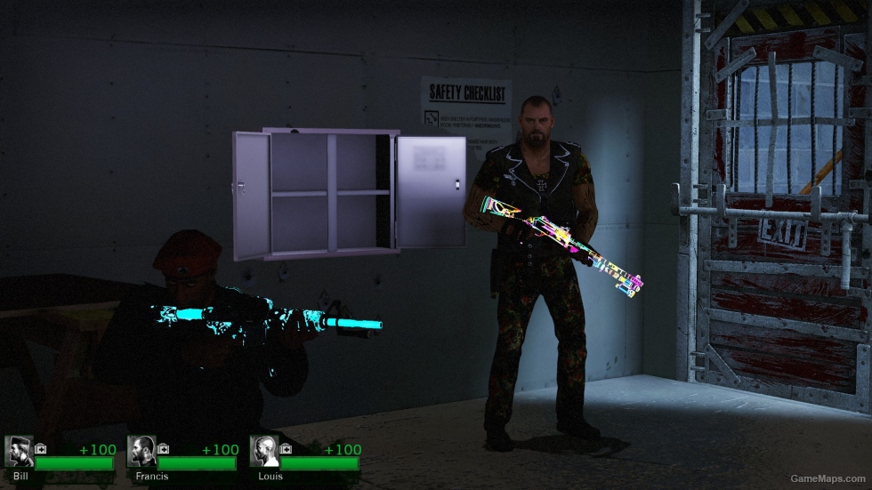 Glass Rainbow Killing Floor Gold Combat Shotgun(AnimatedTexture)