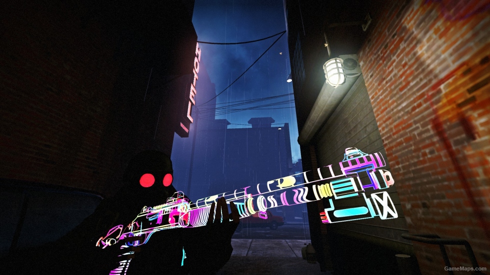Glass Rainbow Killing Floor Gold Combat Shotgun(AnimatedTexture)