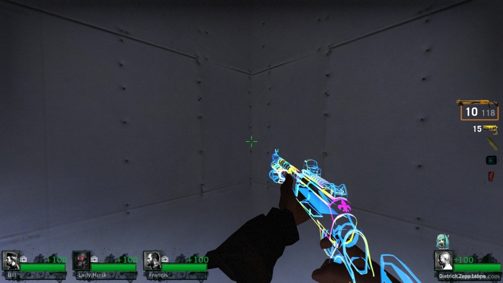 Glass Rainbow Killing Floor Gold Combat Shotgun(AnimatedTexture)