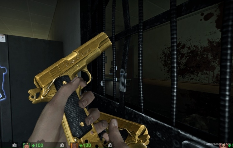 Gold 1911's (Shiny) (L4D1)