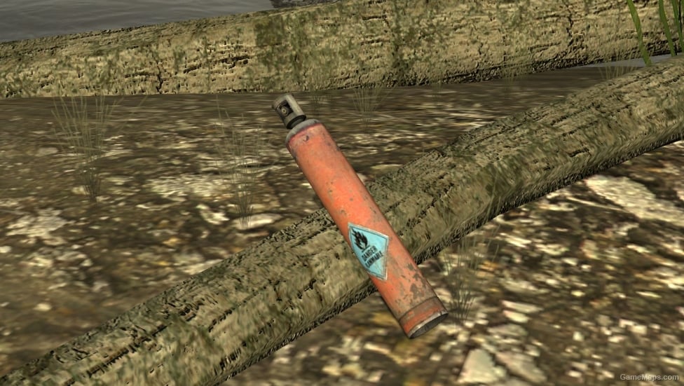 Half-Life 2 Canisters/Gascan, Propane Tank, and Oxygen Tank