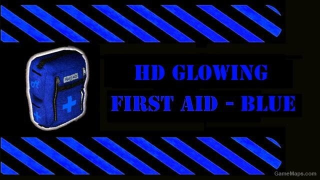 HD Glowing First Aid Kit - Blue