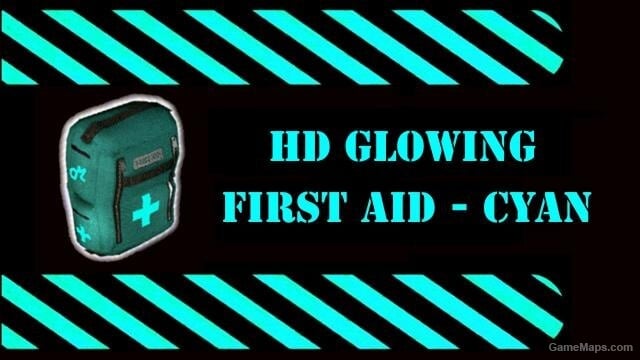 HD Glowing First Aid Kit - Cyan