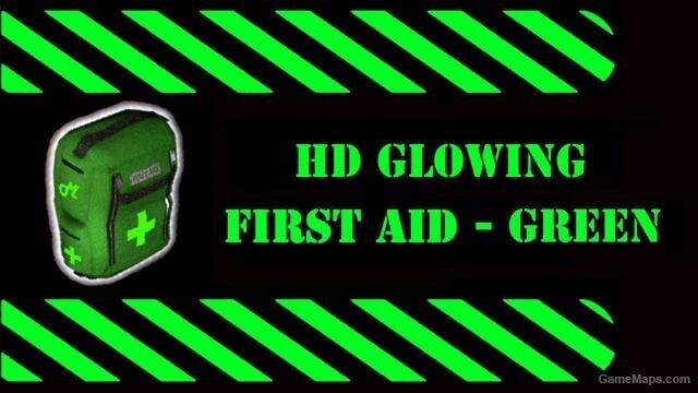 HD Glowing First Aid Kit - Green