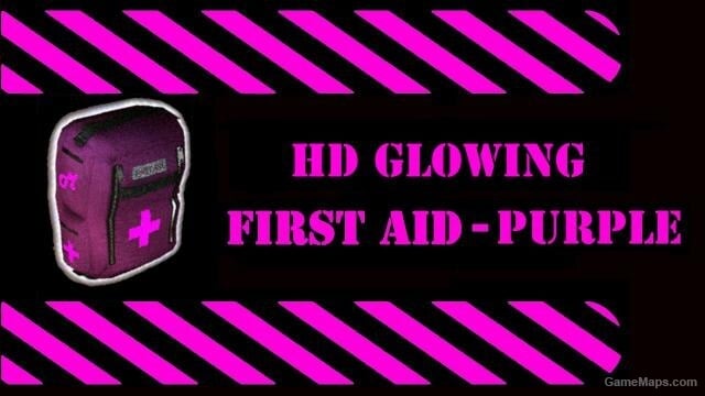 HD Glowing First Aid Kit - Purple