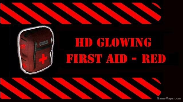 HD Glowing First Aid Kit - Red