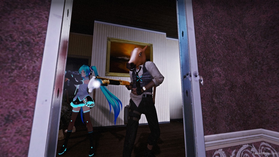 Horse Louis（Fps arms fixed）with tactical white