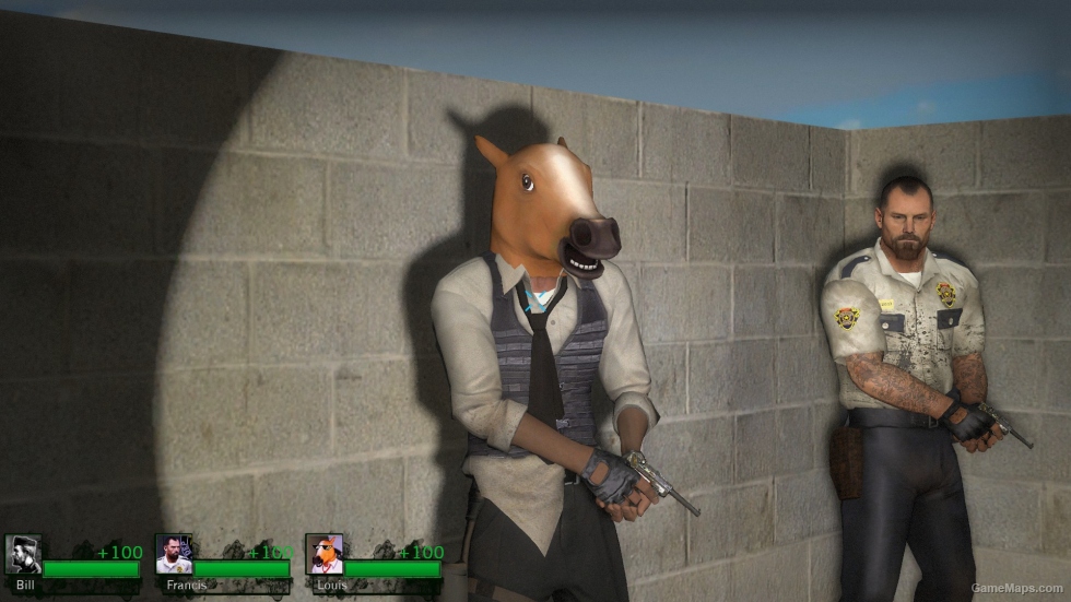 Horse Louis（Fps arms fixed）with tactical white