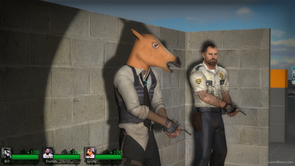 Horse Louis（Fps arms fixed）with tactical white