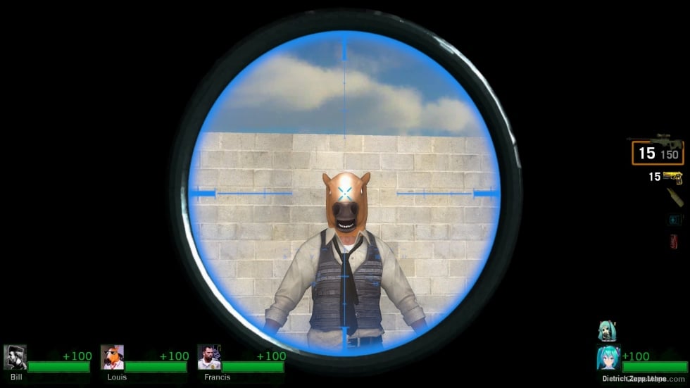 Horse Louis（Fps arms fixed）with tactical white