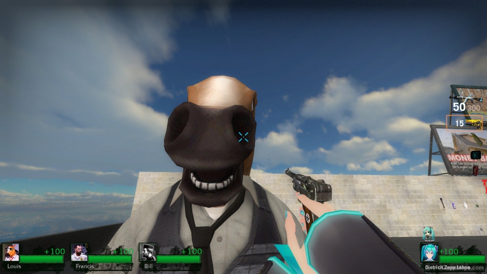 Horse Louis（Fps arms fixed）with tactical white