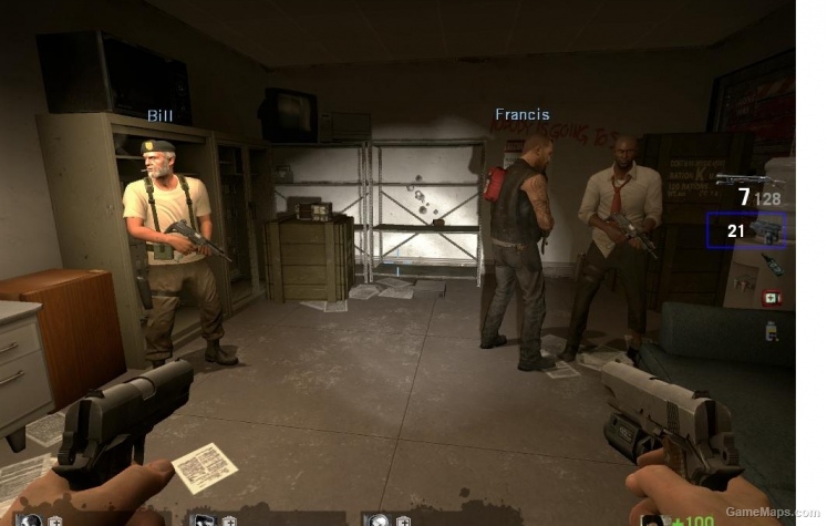 Hud Pistolas Iconos L4D1 Blue