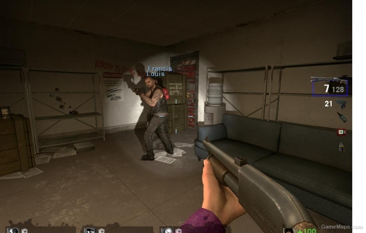 Hud Pistolas Iconos L4D1 Blue