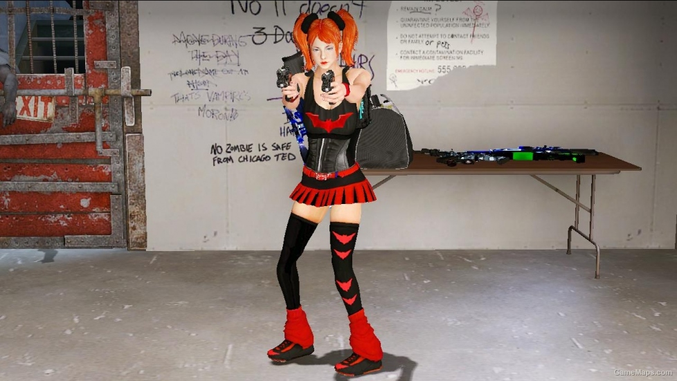 L4D-Foxy Red Bat replaces to Zoey