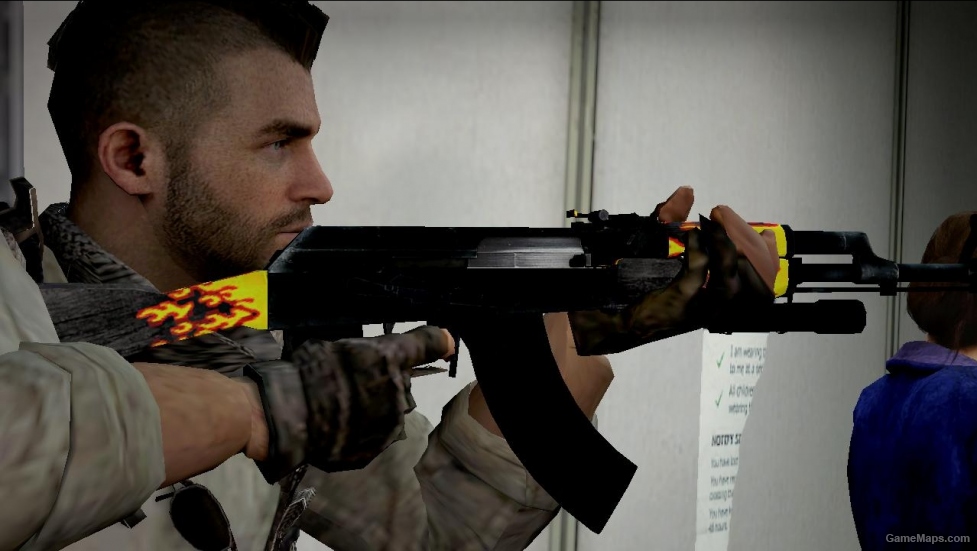 L4D1-ak47 Blaze Skin (online)