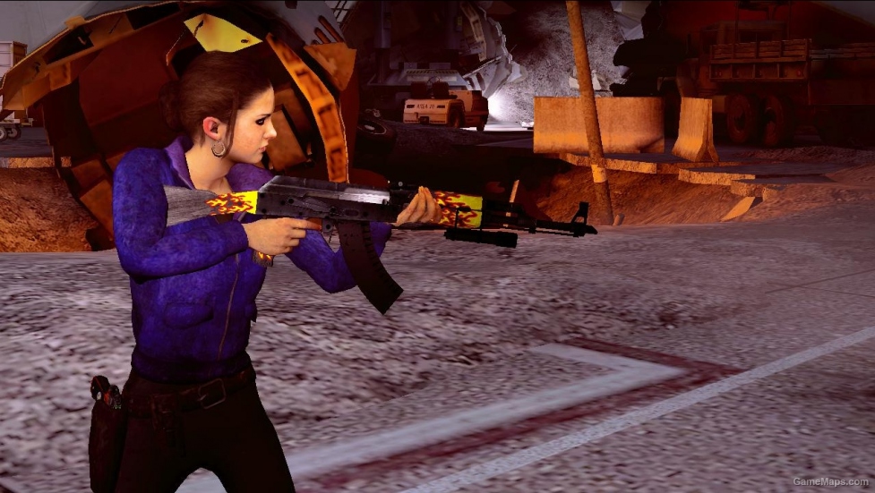 L4D1-ak47 Blaze Skin (online)