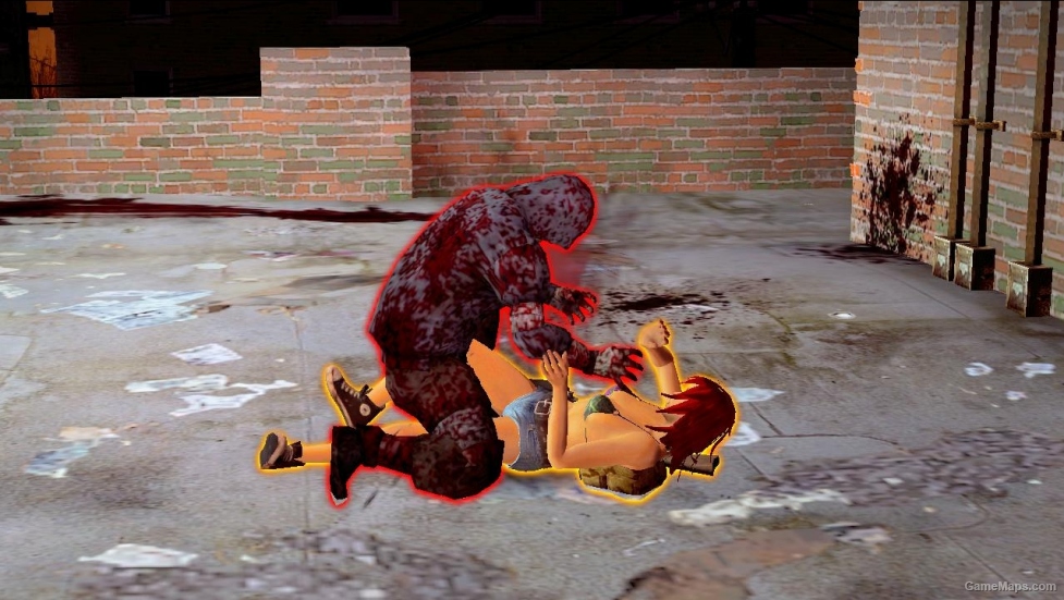 L4D1-Bikini Teen Angst Zoey red hair (in shorts)