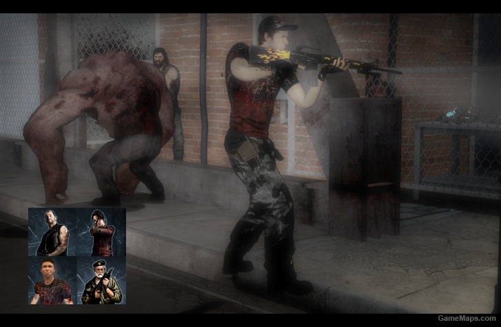L4D1-Ellis Heaven & Hell replaces Louis