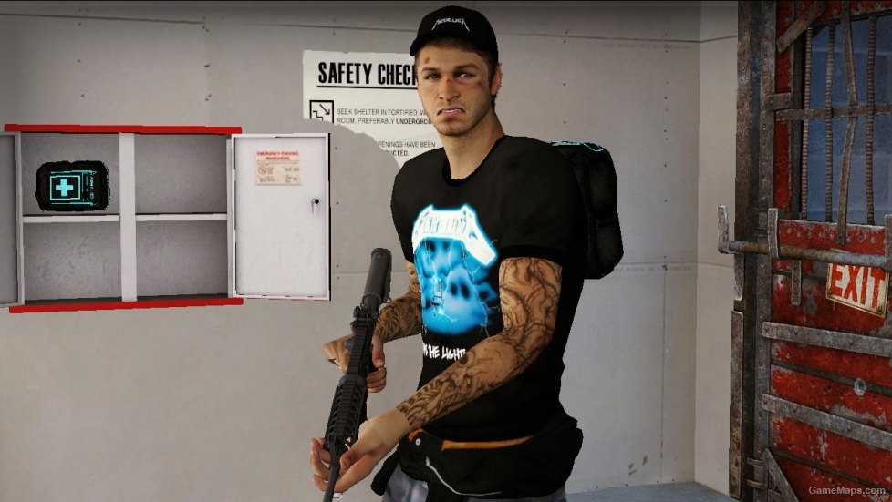 L4D1-Ellis Metallica (Ride the lightning) replaces to Louis