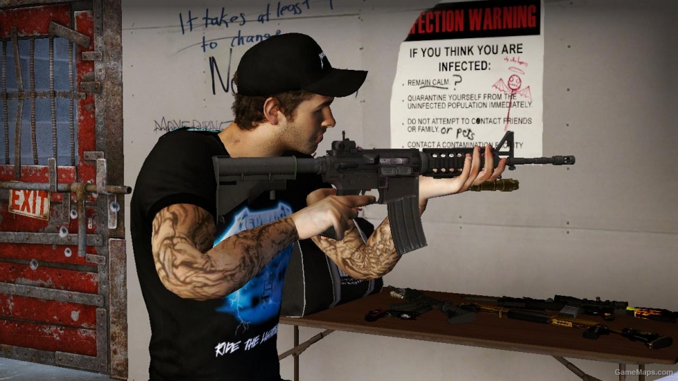 L4D1-Ellis Metallica (Ride the lightning) replaces to Louis