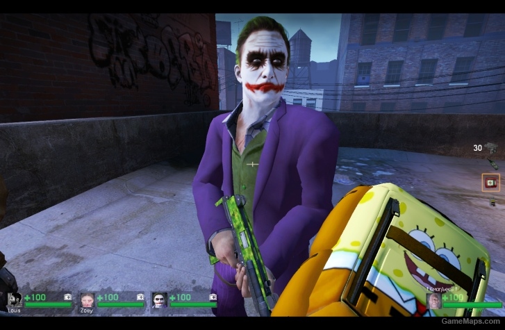 L4D1-Joker Nick replaces Bill