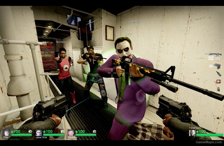 L4D1-Joker Nick replaces Bill
