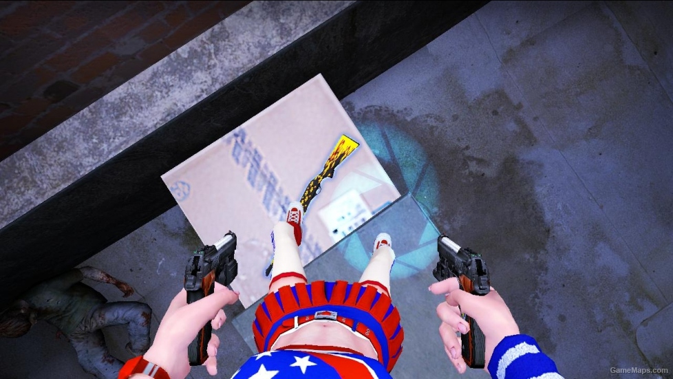 L4D1-Juliet American Cheerleader Outfit replaces to Zoey