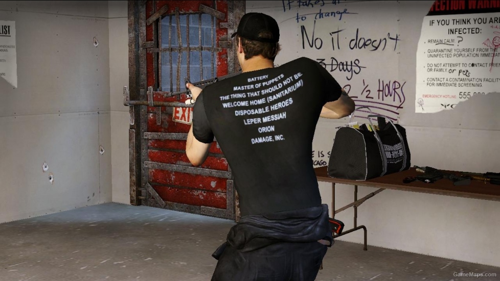 L4D1-Master of Puppets Ellis T-shirt replaces to Louis