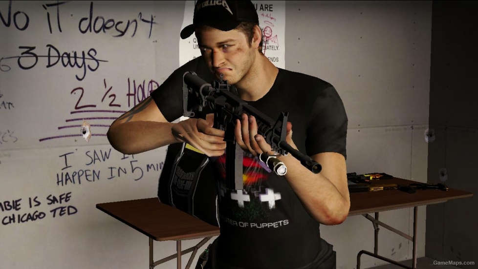 L4D1-Master of Puppets Ellis T-shirt replaces to Louis