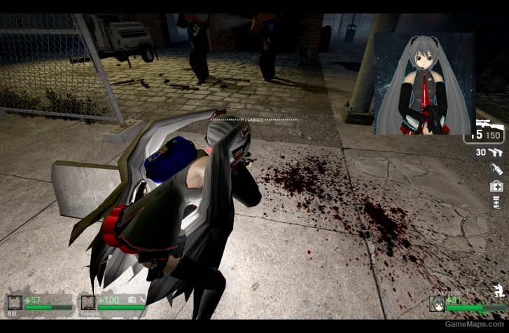 L4D1-Miku Zatsune replaces to zoey